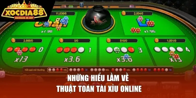 Những hiểu lầm về thuật toán tài xỉu online